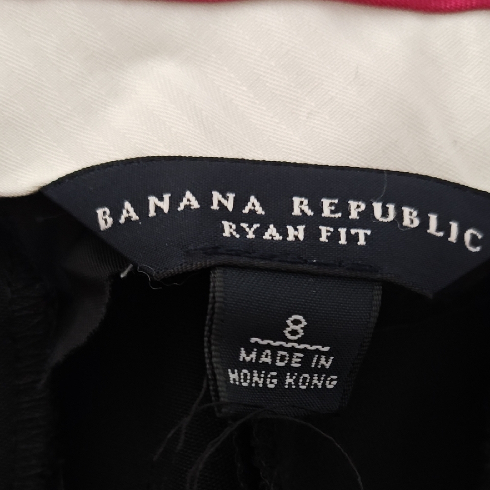 Banana Republic Ryan Fit Black Trousers